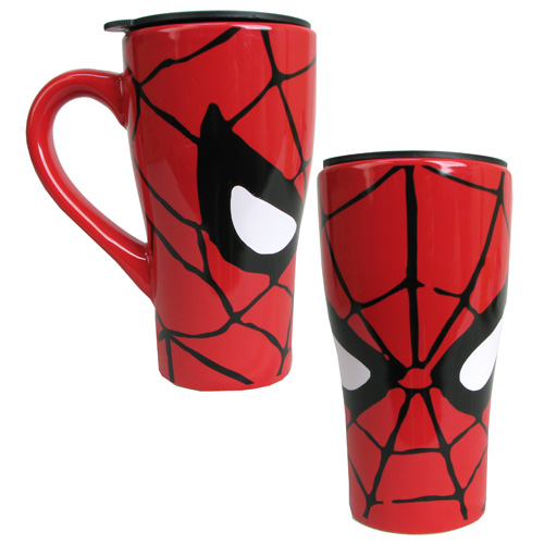 Spider-Man Face 18 oz. Ceramic Travel Mug